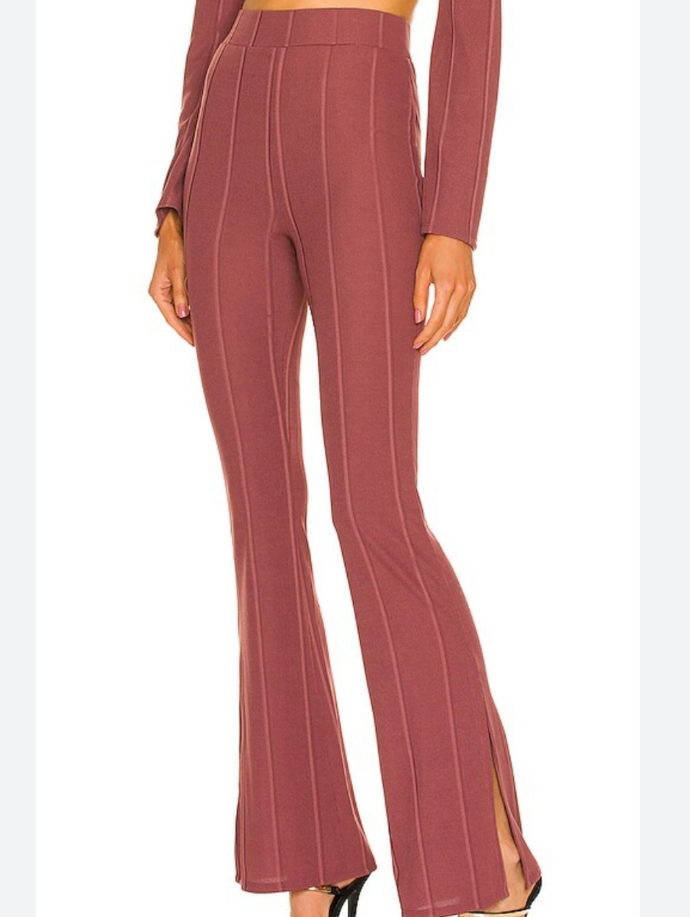 Michael Costello x Revolve Elizabeth Pants in Mauve